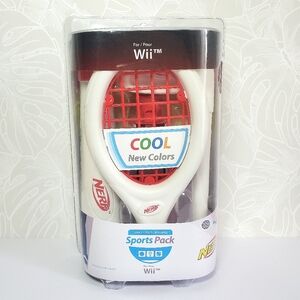 Nintendo Wii Sports Pack Red Tennis Baseball & Golf NERF New Sealed
